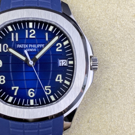 3K Factory Patek Philippe Aquanaut 5168G-001 Blue Dial