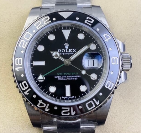 Clean Factory Rolex GMT Master II 116710LN-0001 Replica 3186