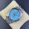 Clean Factory Replica Rolex Oyster Perpetual M124300-0006 Tiffany Blue Dial Size 41 mm