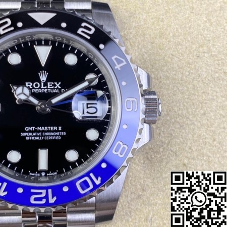 Clean Factory Fake Rolex GMT Master II M126710BLNR-0002 Batman
