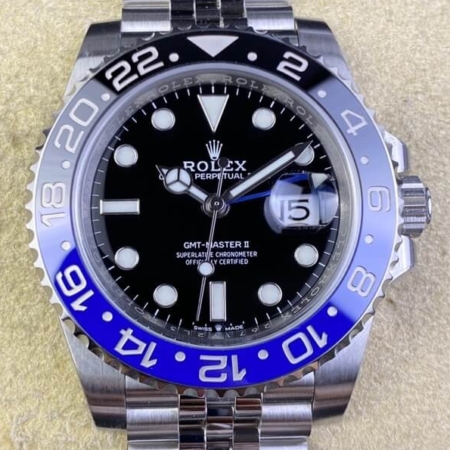 Clean Factory Fake Rolex GMT Master II M126710BLNR-0002 Batman