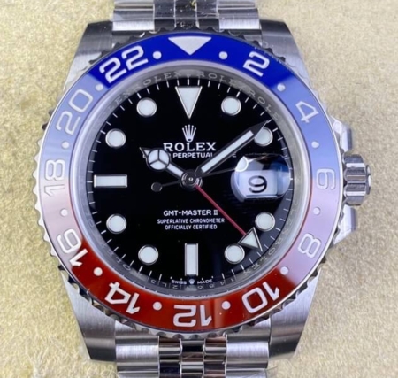 Clean Factory Replica Rolex GMT Master II M126710BLRO-0001 Coke Ring 3285