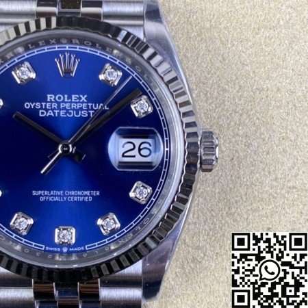 Clean Factory Rolex Datejust m126234-0037 Women's Watch