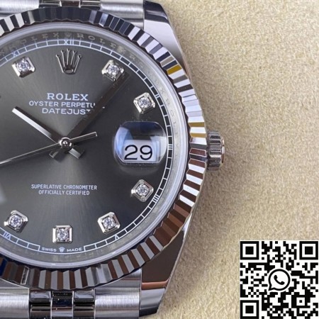 Clean Factory Watches Rolex Datejust M126334-0006 Grey Dial