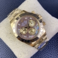 Clean factory VIP Upgrade dial Rolex Cosmograph Daytona m116508-0011 black panda dial Watch
