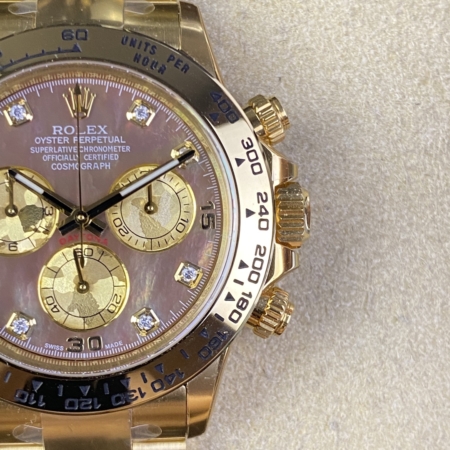 Clean factory VIP Upgrade dial Rolex Cosmograph Daytona m116508-0011 black panda dial Watch