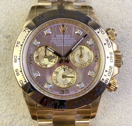 Clean factory VIP Upgrade dial Rolex Cosmograph Daytona m116508-0011 black panda dial Watch
