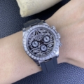 Clean Factory Custom Modified Watch Rolex Cosmograph Daytona 116588 TBR Tiger Dial Platinum Watch
