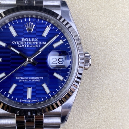 Clean Factory Clone Women's Watch Rolex Datejust M126234-0049 Blue Dial Size 36mm