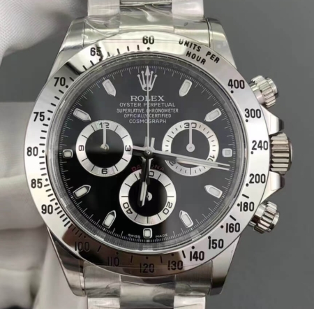Clean Factory Replica Rolex Cosmograph Daytona 116520-78590 Black Dial Watch