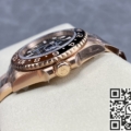 C+ Factory Fake Rolex GMT Master II M126715CHNR-0001 3285 Rose Gold Watch