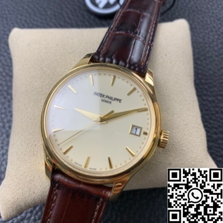 ZF Factory Replica Patek Philippe Calatrava 5227J-001 Gold Watch