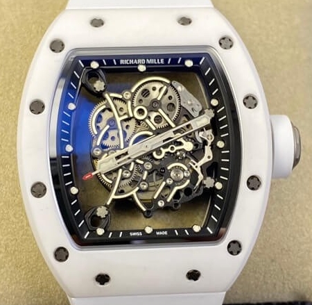 ZF Factory Richard Mille RM055 White Ceramic Watch