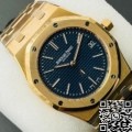 ZF Factory Audemars Piguet Royal Oak 15202 Rose Gold Blue Dial Replicas