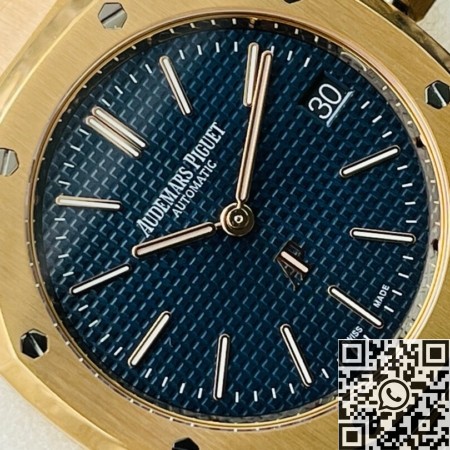 ZF Factory Audemars Piguet Royal Oak 15202 Rose Gold Blue Dial Replicas