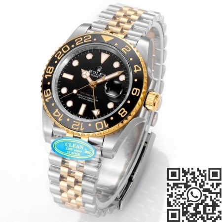 Clean Factory Fake Rolex GMT Master II M126713GRNR-0001 Black Dial 3285