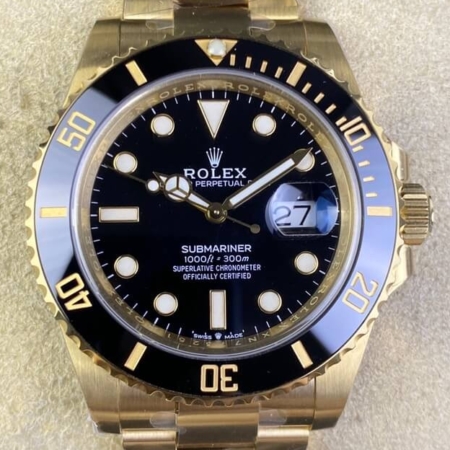 Clean Factory Rolex Submariner M126618LN-0002 Gold Watches