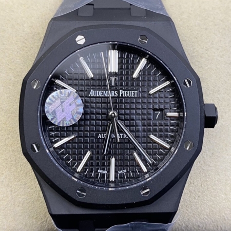 ZF Factory Audemars Piguet Royal Oak 15400 DLC Version Black Dial Replica