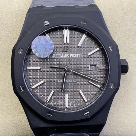 ZF Factory Audemars Piguet Royal Oak 15400 DLC Version Grey Dial Watch