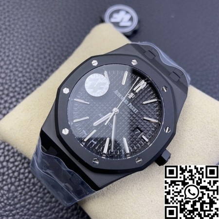 ZF Factory Audemars Piguet Royal Oak 15400 DLC Version Black Dial Replica