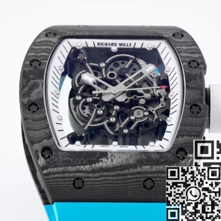 ZF Factory Richard Mille RM055 Carbon Fibre Watch