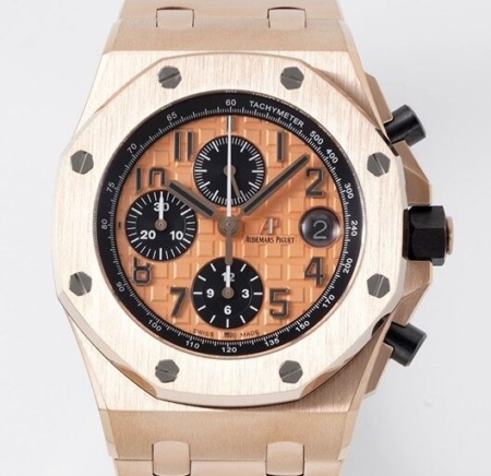APF Factory Audemars Piguet Royal Oak Offshore 26470OR.OO.1000OR.01 Rose Gold Dial