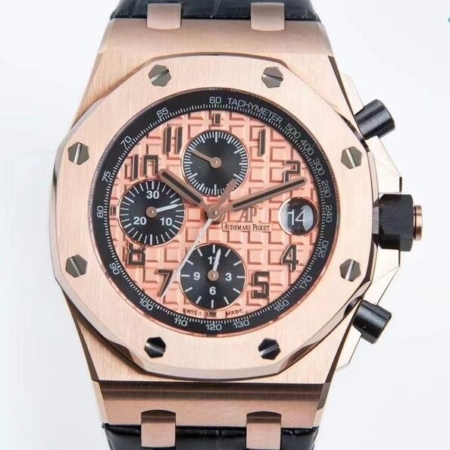 APF Factory Audemars Piguet Royal Oak Offshore 26470 Rose Gold Dial Replica