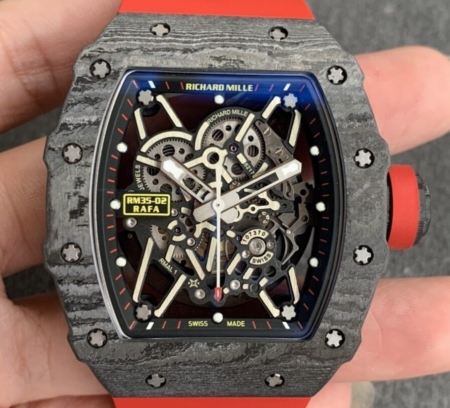 ZF Factory Richard Mille RM35-02 Red Strap Replica