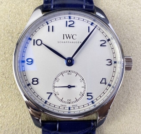 ZF Factory IWC Portugieser IW358304 Silver Dial Fake Watch