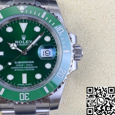 VS Factory Rolex Submariner 116610LV-0002 Green Dial Replica