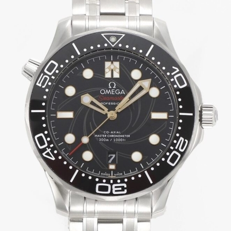 VS Factory Omega Seamaster Fake Diver 300M 210.22.42.20.01.004 Black Dial