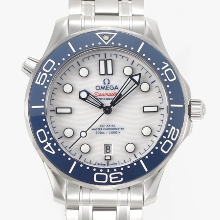 VS Factory  Fake Omega Watch Seamaster Diver 300M 522.30.42.20.04.001 Blue Ceramic Bezel