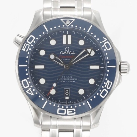 VS Factory Omega Seamaster Fake Diver 300M 210.30.42.20.03.001 Blue Dial