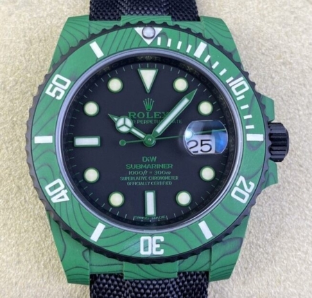 VS Factory Custom Best Rolex replica Submariner Colored Carbon Fiber Case