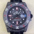 VS Factory Custom Rolex watch Submariner Colored Carbon Fiber Case Red
