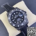 VS. Factory Custom Replica Rolex Watches Submariner Carbon Fiber Case White