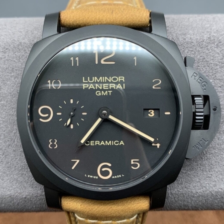 VS Factory Luminor Mrian Panerai PAM441 Black Ceramic Case Size 44mm