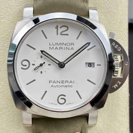 VS Factory Panerai Luminor Base PAM01314 White Dial Size 44mm