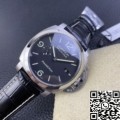 VS Factory Panerai Luminor Replica For Sale PAM312 Black Leather Strap Size 44mm