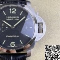 VS Factory Panerai Luminor Replica For Sale PAM312 Black Leather Strap Size 44mm