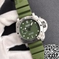 VS Factory Panerai Submersible Watches Replica PAM01055 Green Dial Size 42mm