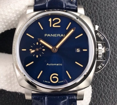 VS Factory Panerai Luminor Due PAM00927 Blue Dial Size 42mm