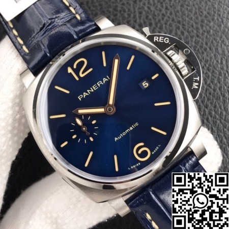 VS Factory Panerai Luminor Due PAM00927 Blue Dial Size 42mm