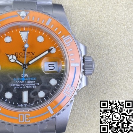 VS Factory Custom Rolex Submariner Orange Dial Size 40mm