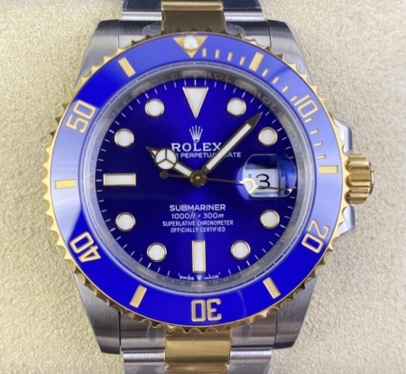 VS Factory Rolex Submariner M126613LB-0002 Gold Watch Replica