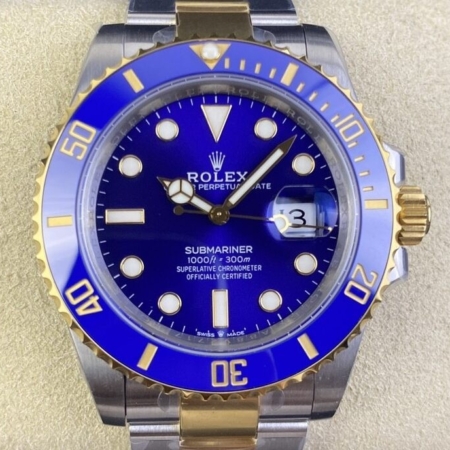 VS Factory Rolex Submariner M126613LB-0002 Gold Watch Replica