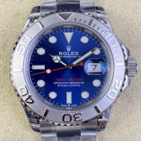 VS Factory Rolex Fake vs Real Yacht Master M126622-0002 Blue Dial Size 40mm