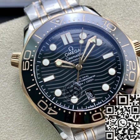 VS Factory Fake Omega Seamaster Diver 300M 210.20.42.20.01.001 Rose Gold