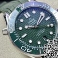 VS Factory Replica Omegas Seamaster Diver 300M 210.32.42.20.10.001 Green Rubber Strap