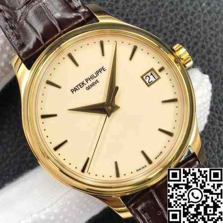 3K Factory Patek Philippe Replica Calatrava 5227 Gold Watch